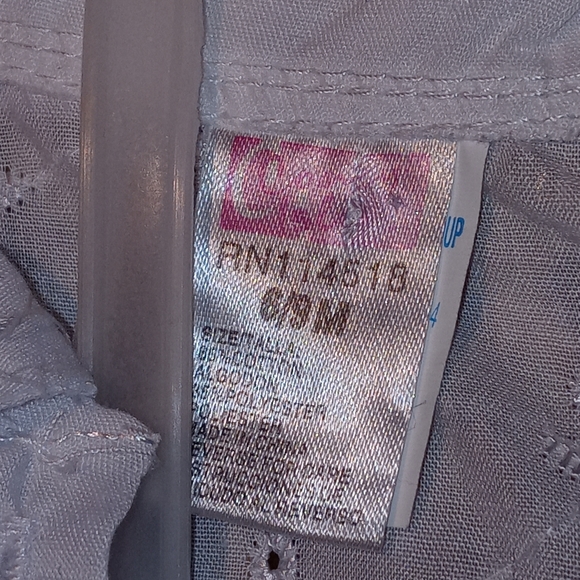 Baby Jean Outfit Size 6-9 Months White Denim - Picture 6 of 9